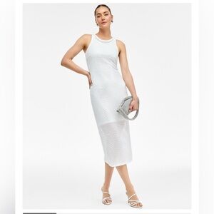 🆕I.N.C. International Concepts Women’s Embellished Open-Knit Sweater Dress